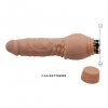 Wibrator z cyber-skóry miękki Clark 19,5 cm